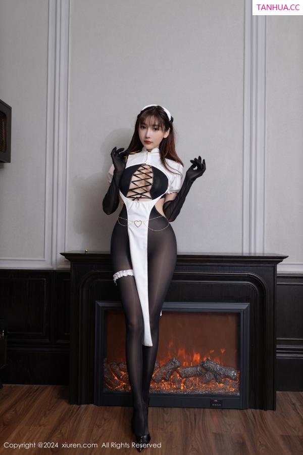 陆萱萱  [XiuRen]高清写真图 2024.09.26 No.9216 陆萱萱 黑丝美腿第2张图片
